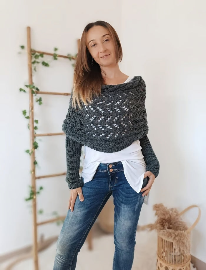 אפור כהה / Taille unique